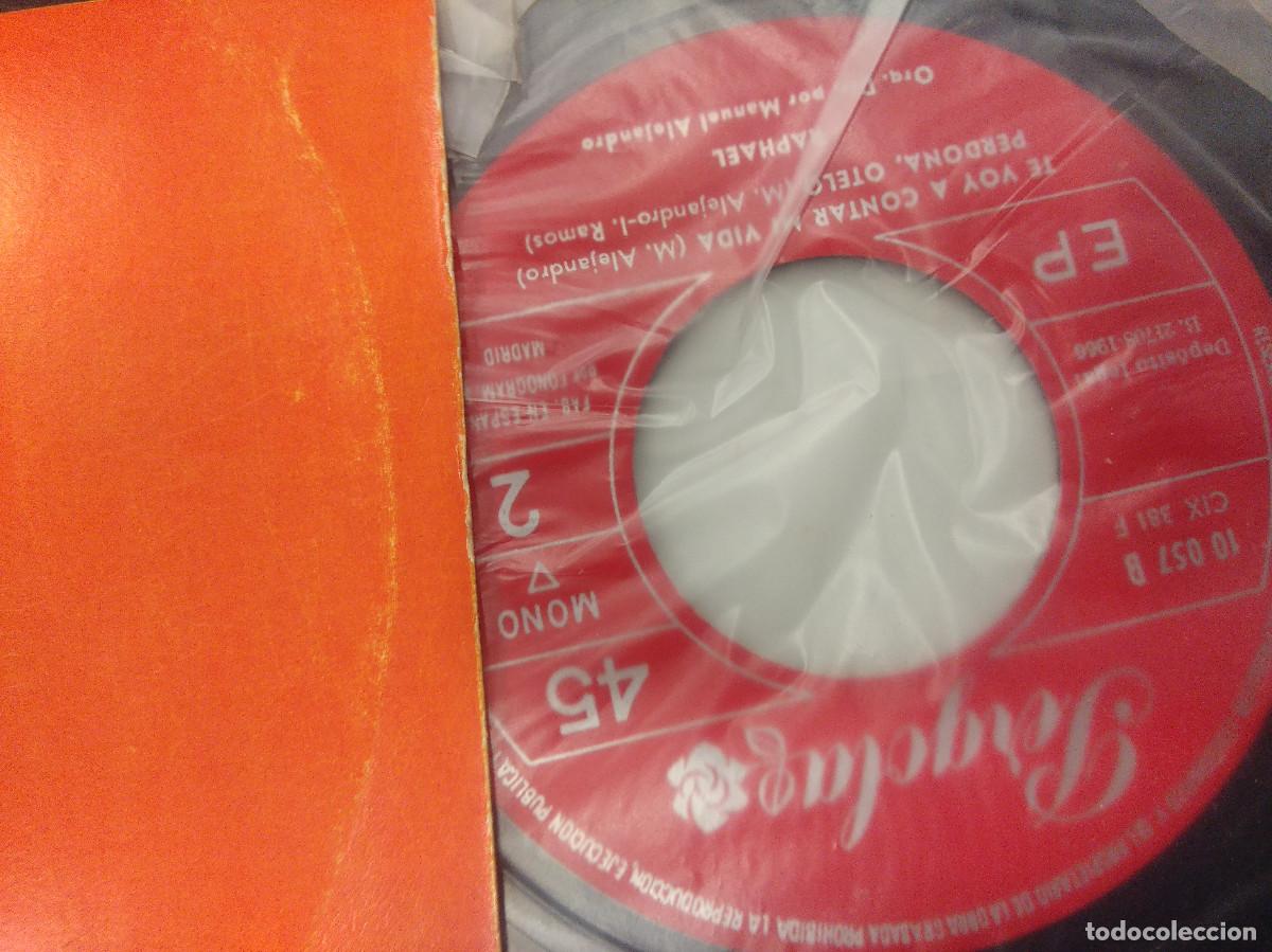 Discos de vinilo: RAPHAEL/TU,CUPIDO/SINGLE. - Foto 2