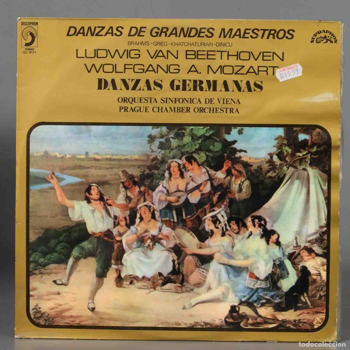 Discos de vinilo: LP. DANZAS GERMANAS. BEETHOVEN. MOZART - Foto 1