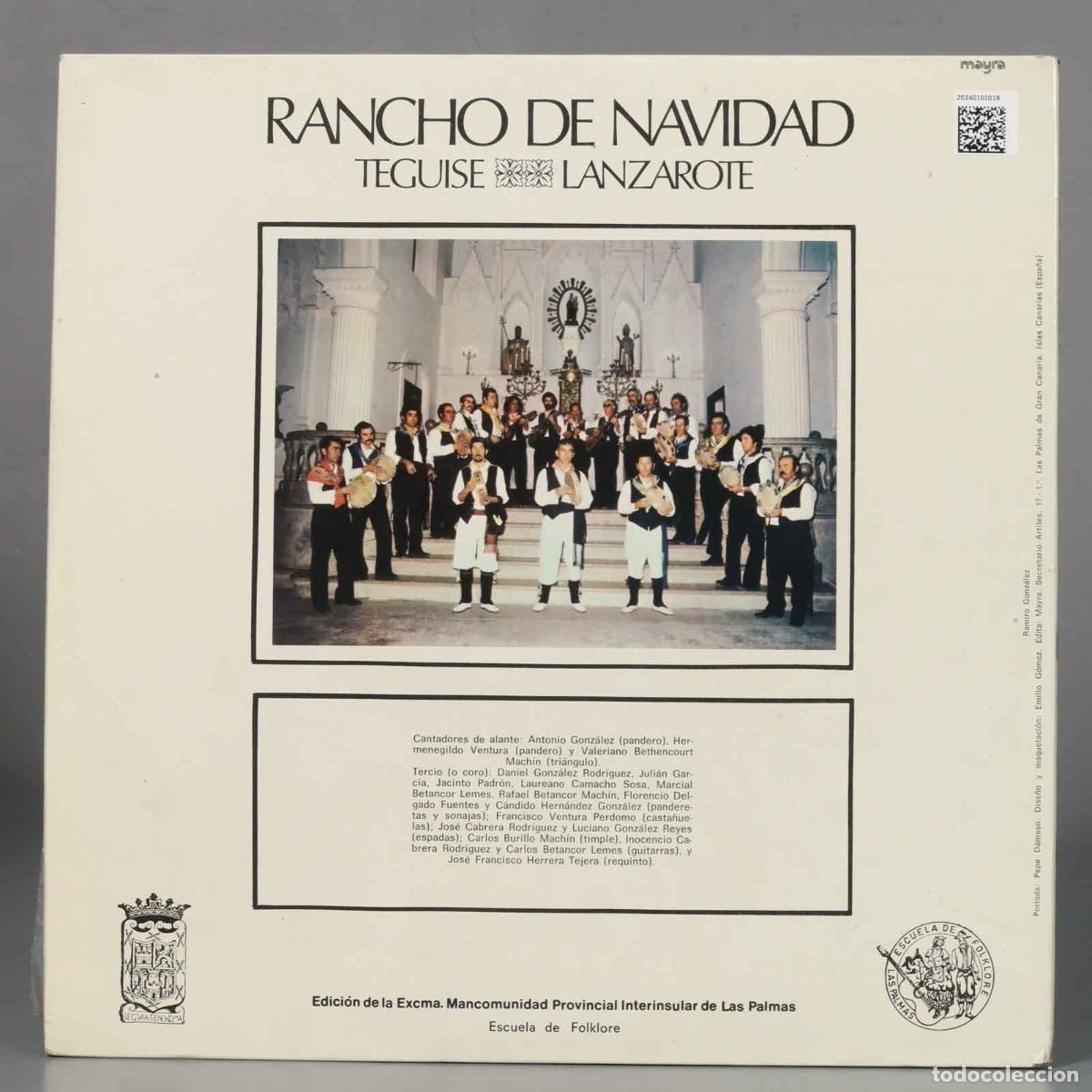 Discos de vinilo: LP. RANCHO DE NAVIDAD- Teguise - Lanzarote - Foto 2