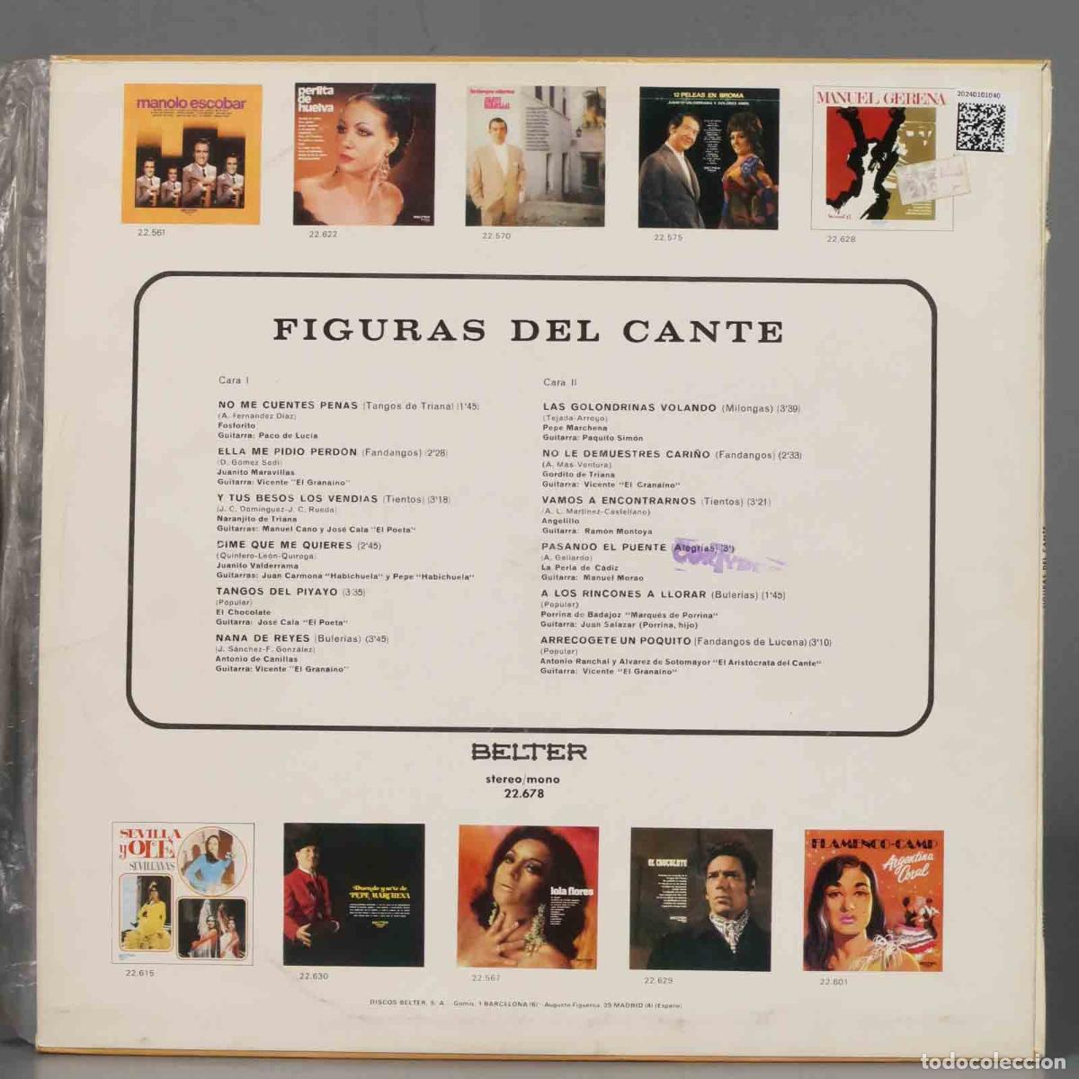 Discos de vinilo: LP. Various &ndash; Figuras Del Cante - Foto 2
