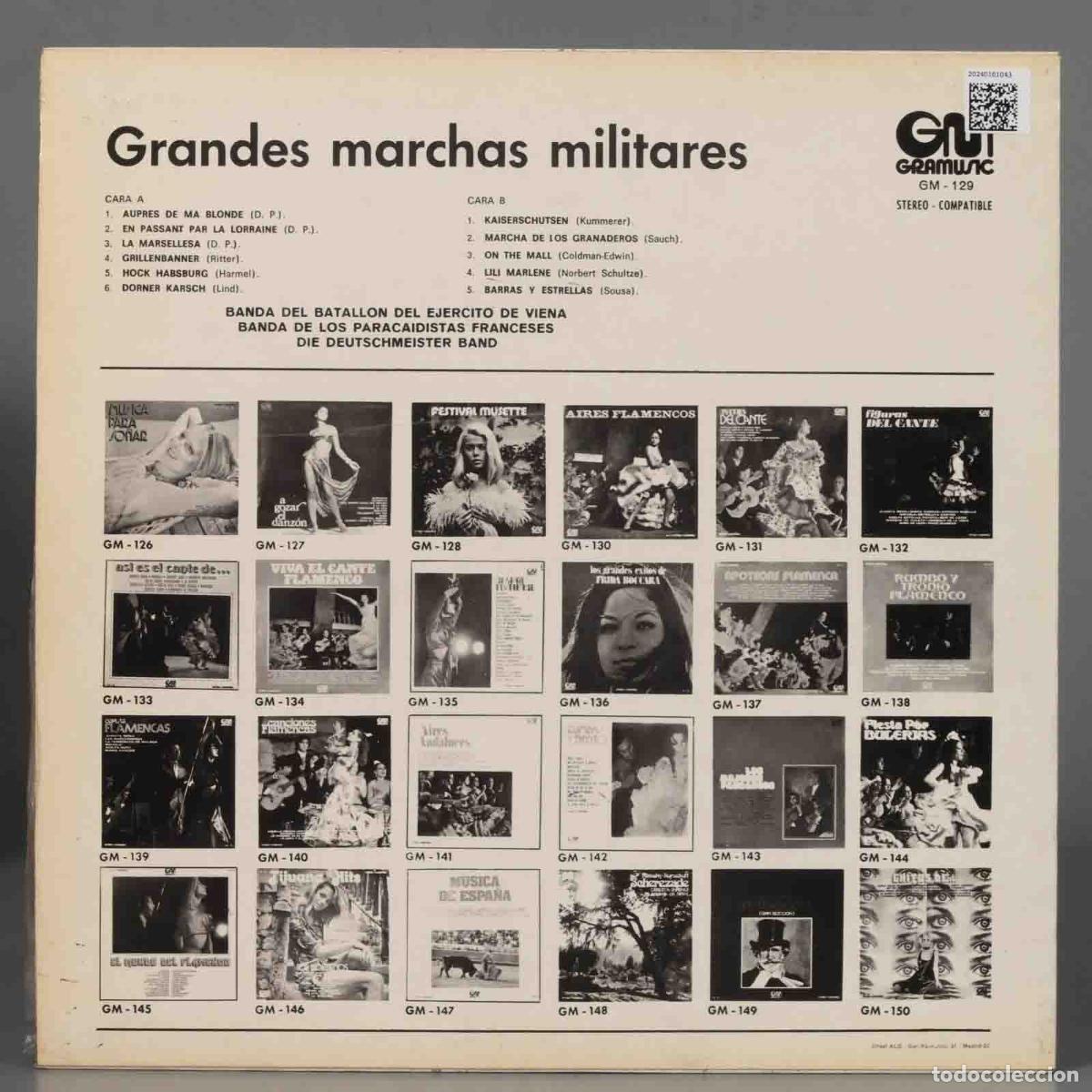 Discos de vinilo: LP. Various &ndash; Grandes Marchas Militares - Foto 2