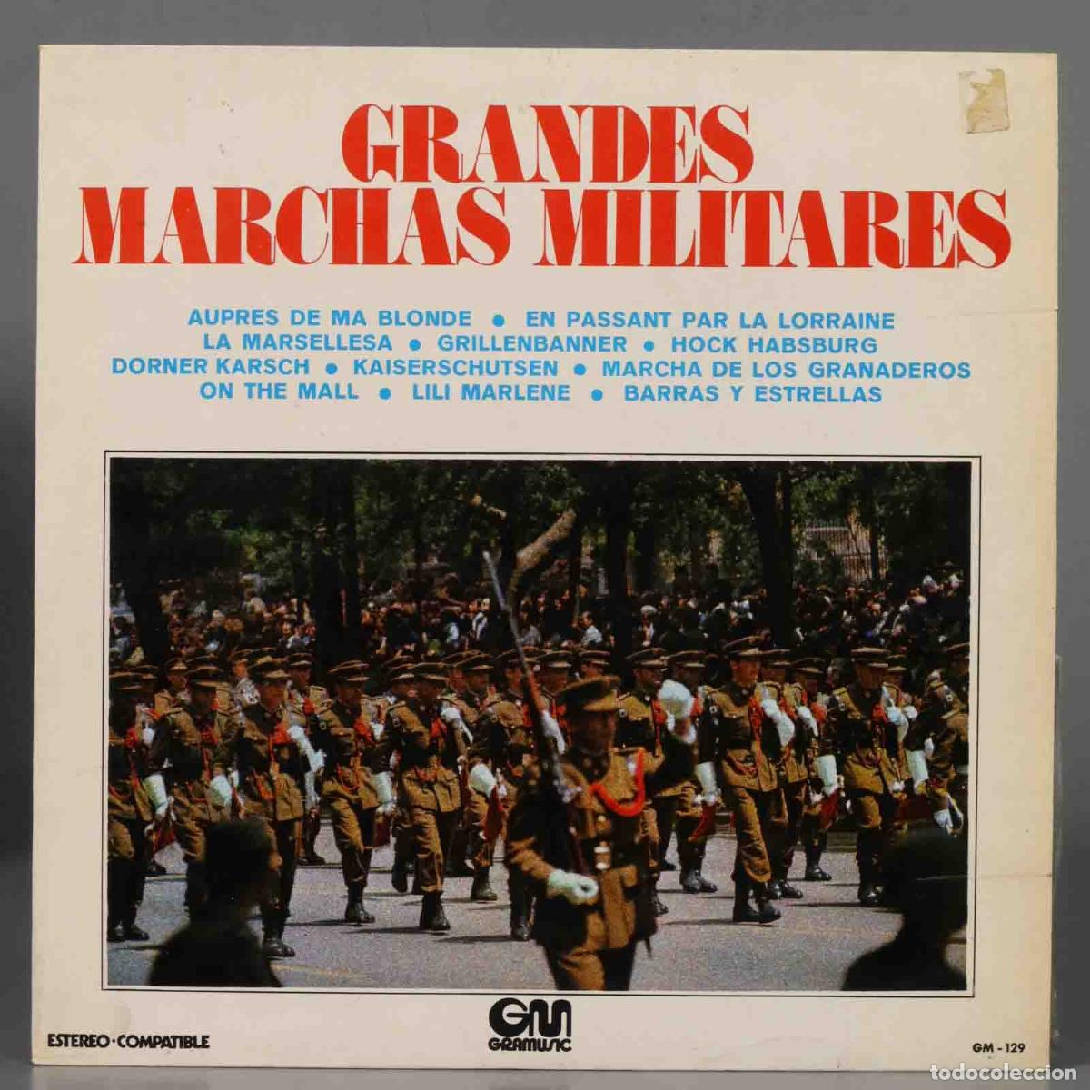 Discos de vinilo: LP. Various &ndash; Grandes Marchas Militares - Foto 1