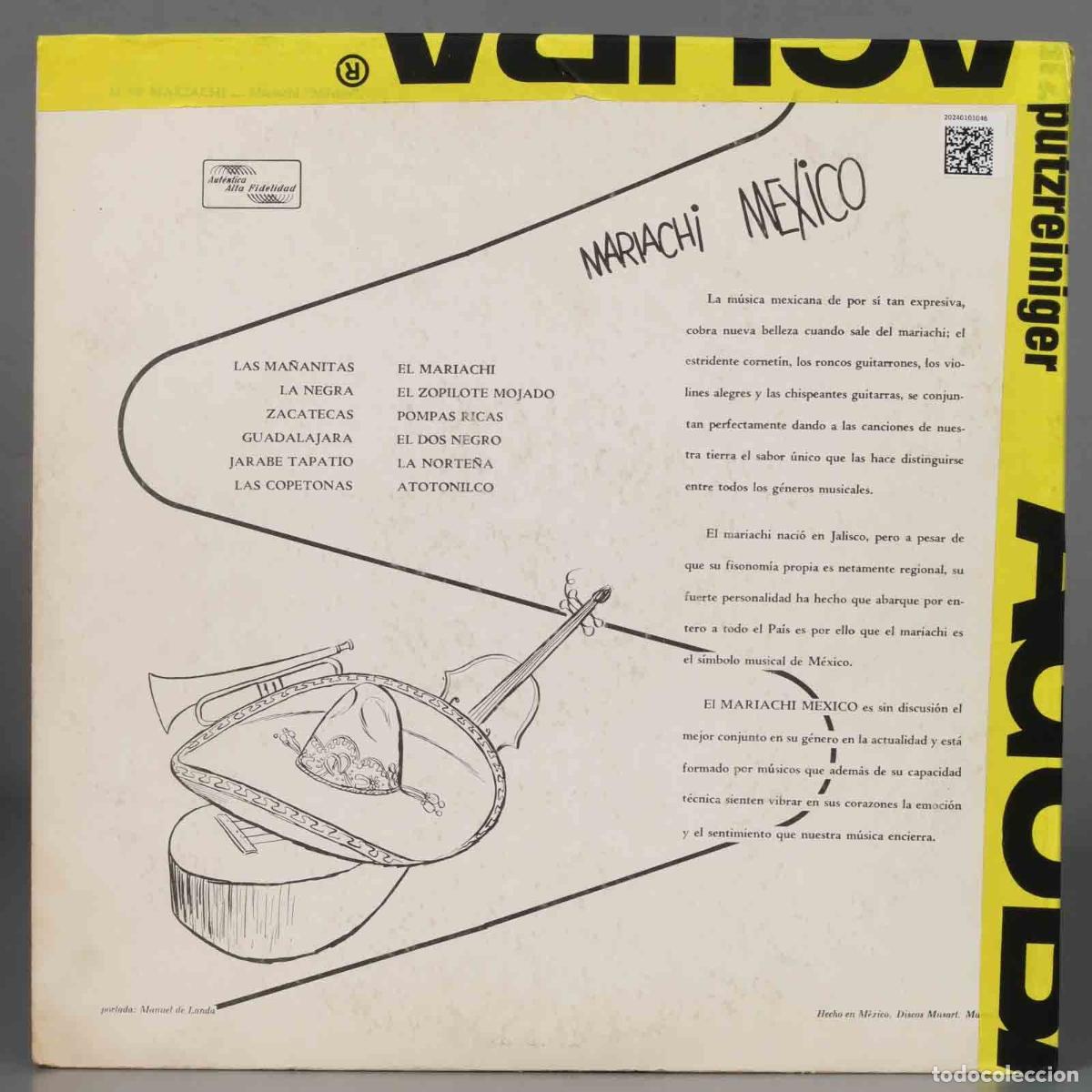 Discos de vinilo: LP. Mariachi Mexico &ndash; Mariachi - Foto 2