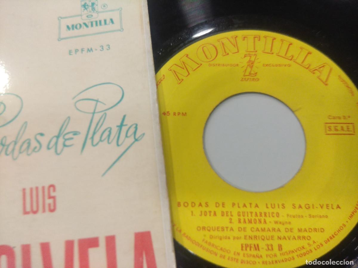 Discos de vinilo: LUIS SAGI-VELA/JINETES EN EL CIELO/SINGLE. - Foto 2