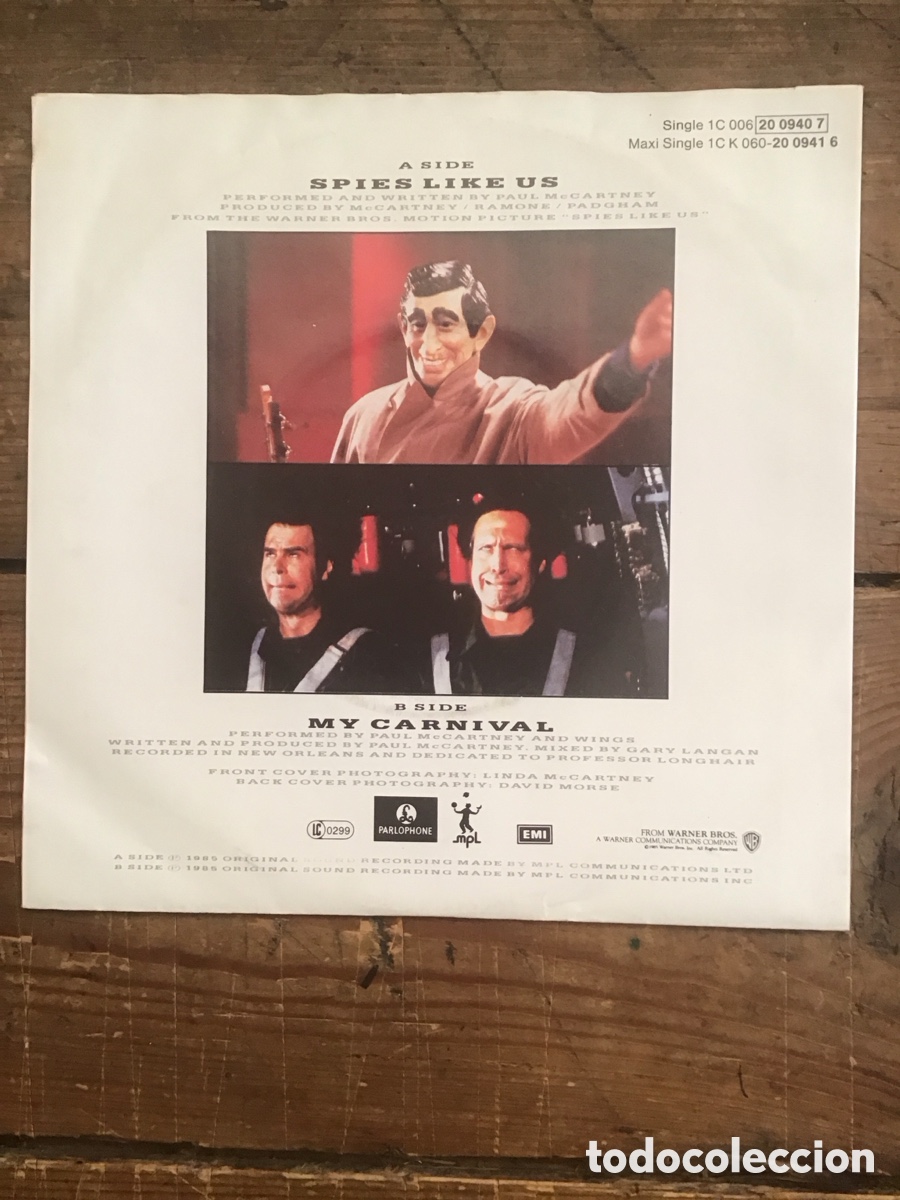 Discos de vinilo: Paul McCartney Spies Like Us - Foto 2