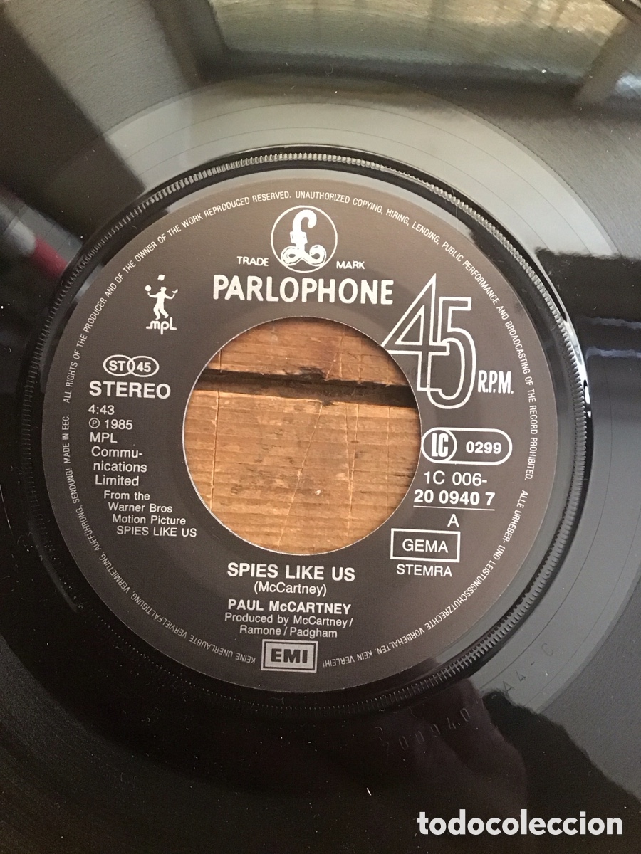 Discos de vinilo: Paul McCartney Spies Like Us - Foto 3