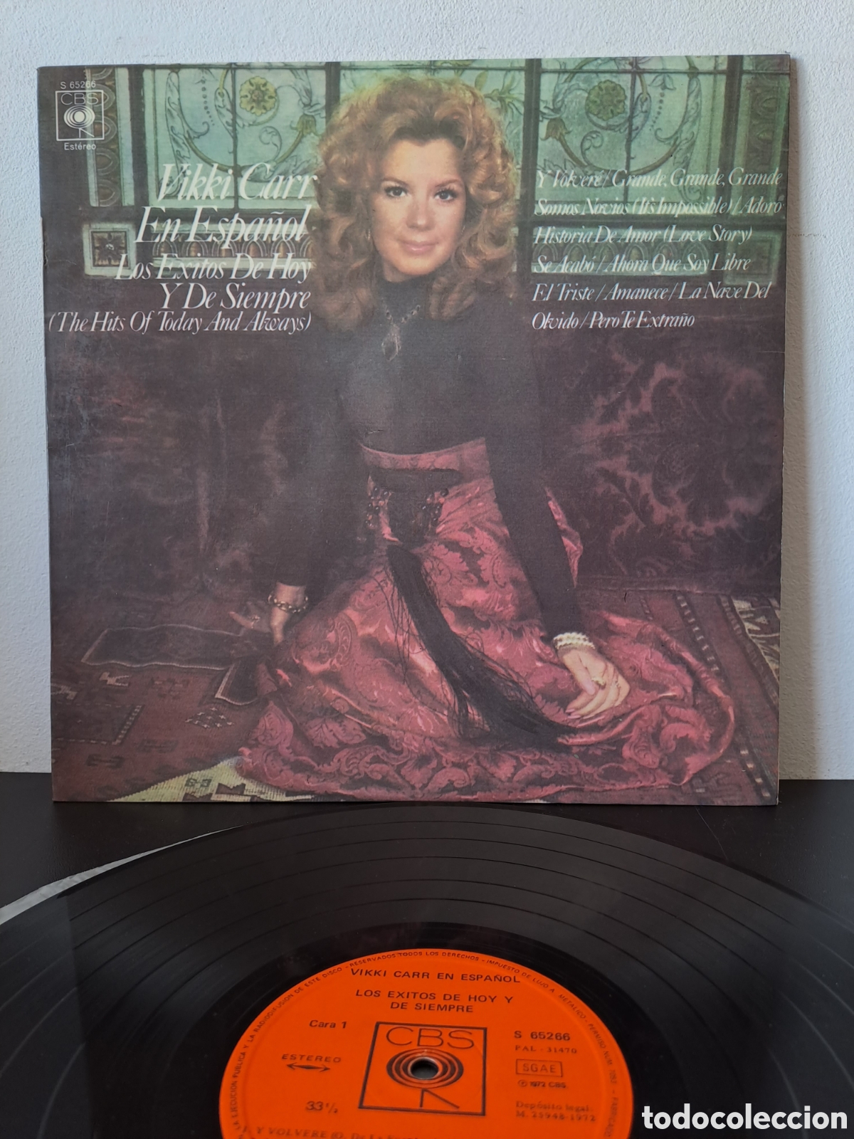 Discos de vinilo: Vikki Carr&nbsp;&lrm;&ndash;&nbsp;Vikki Carr En Espa&ntilde;ol: Los Exitos De Hoy Y De Siempre. Lx.1 - Foto 1