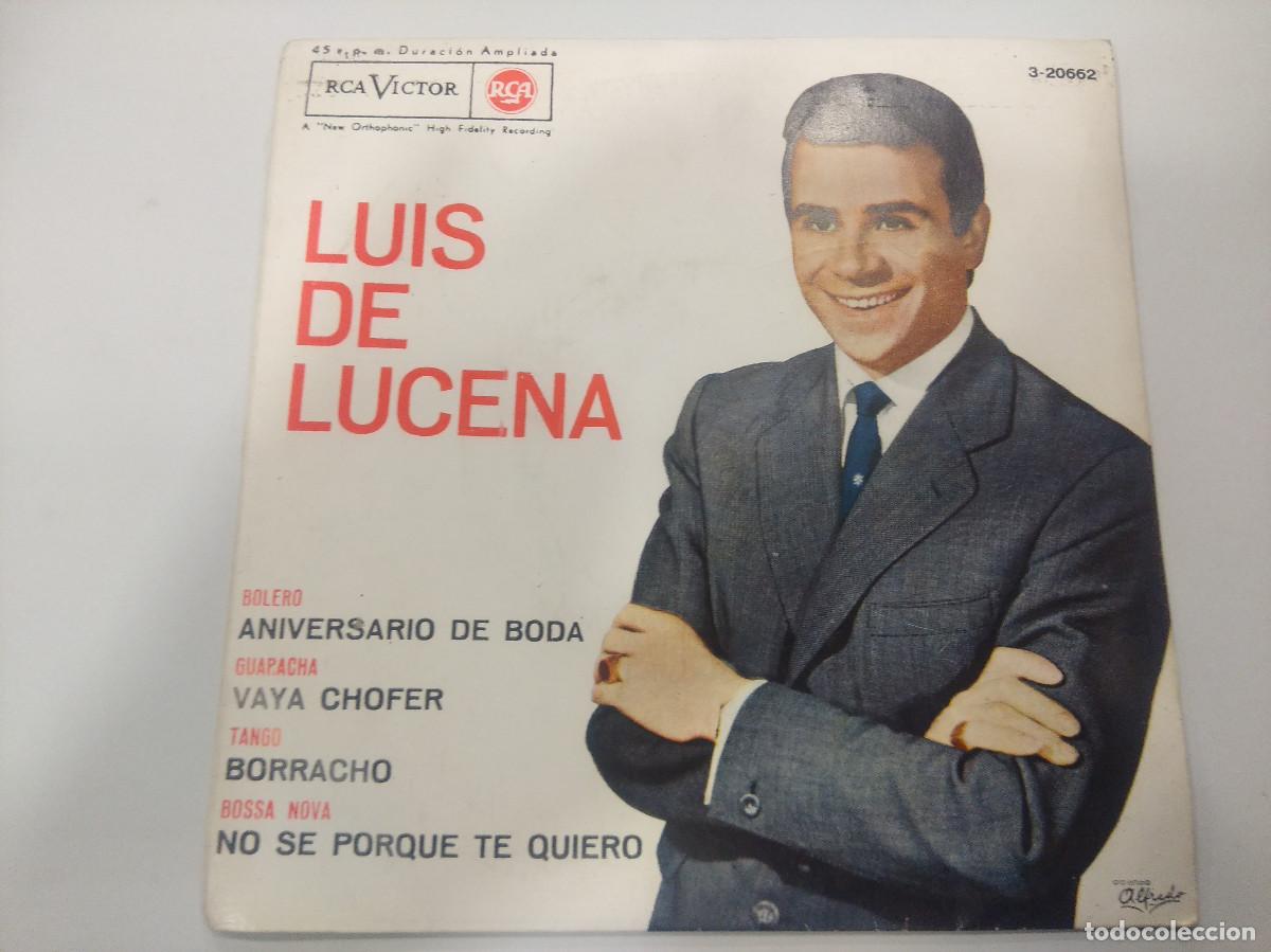 Discos de vinilo: LUIS LUCENA/ANIVERSARIO DE BODA/SINGLE. - Foto 1