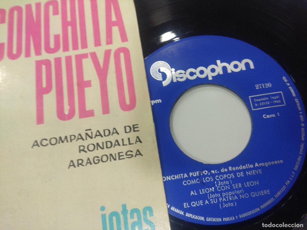 Discos de vinilo: CONCHITA PUEYO/COMO LOS COPOS DE NIEVE/SINGLE. - Foto 2