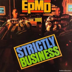 Discos de vinilo: EPMD LP STRICTLY BUSINESS VINILO 180 GRAMOS MUY RARO COLECCIONISTA