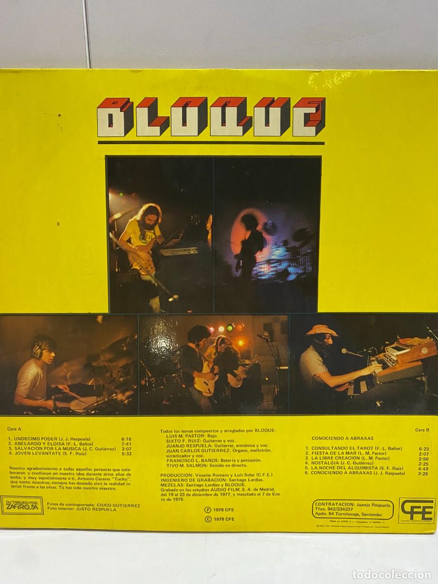 Discos de vinilo: DISCO VINILO &rdquo;BLOQUE&rdquo; - Foto 2