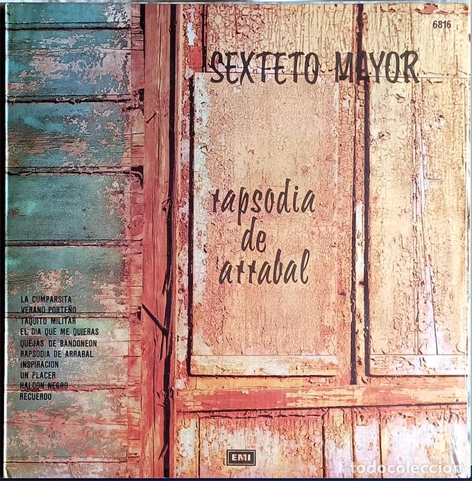 Discos de vinilo: Tango. Sexteto Mayor. Rapsodia de arrabal. EMI 6816 - Foto 1