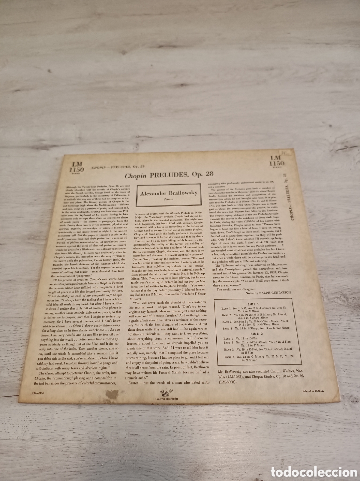 Discos de vinilo: Chopin Preludes - Foto 2