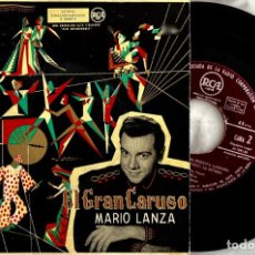 Discos de vinilo: MARIO LANZA. EL GRAN CARUSO. LA DONNA E MOBILE + 3 TEMAS. EP ORIGINAL ESPAÑA 1958