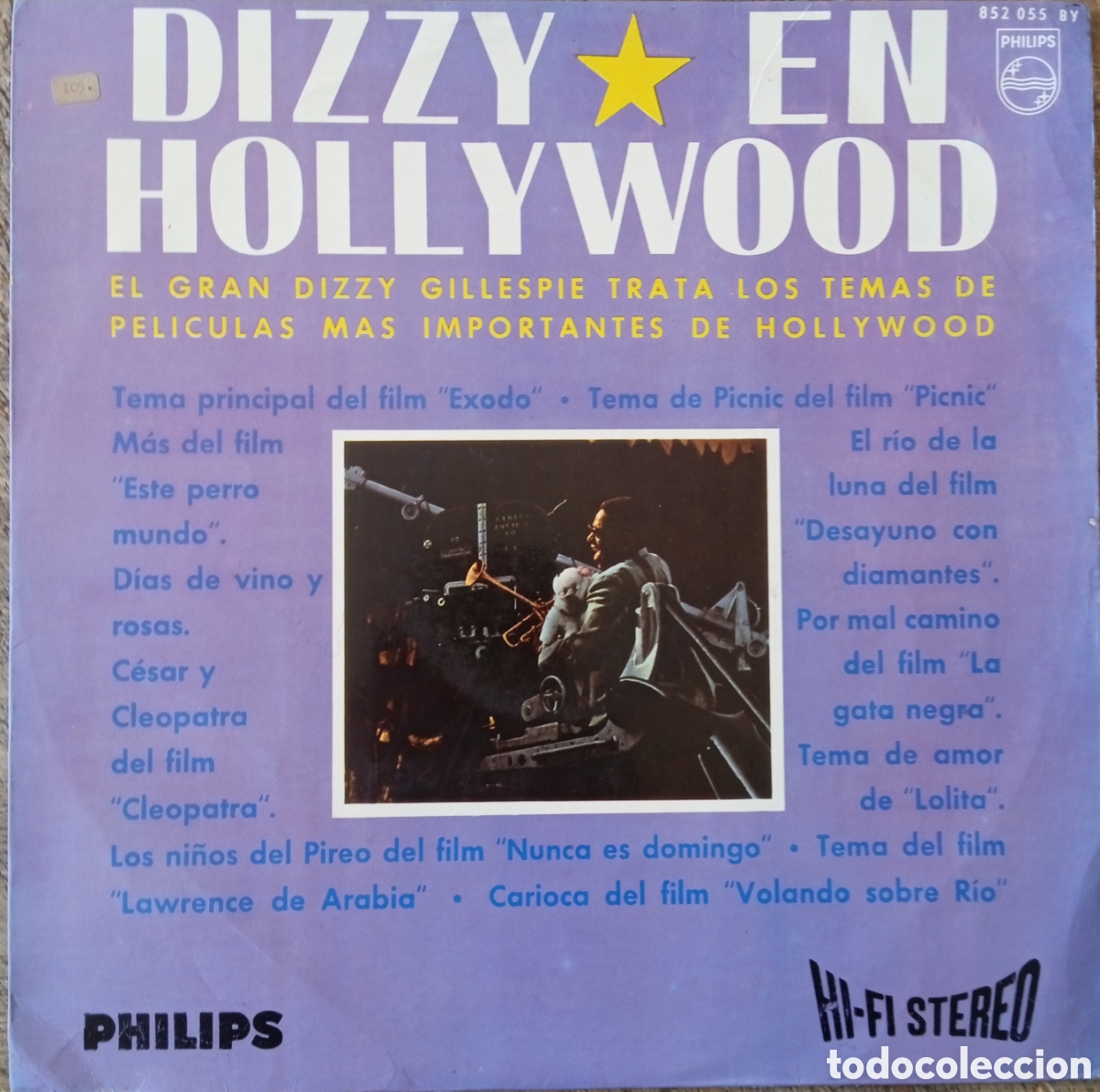 Discos de vinilo: Disco de vinilo Dizzy Gillespie - Foto 1