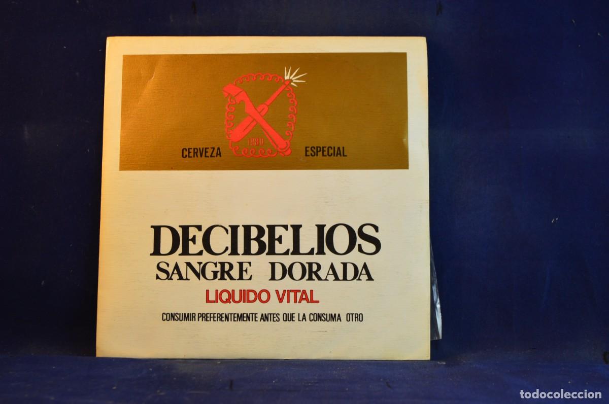 Discos de vinilo: DECIBELIOS - SANGRE DORADA - MESCAL - SINGLE - Foto 1