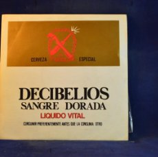 Discos de vinilo: DECIBELIOS - SANGRE DORADA - MESCAL - SINGLE