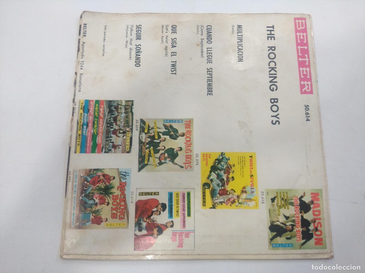 Discos de vinilo: THE ROCKING BOYS/MULTIPLICACION/SINGLE. - Foto 3