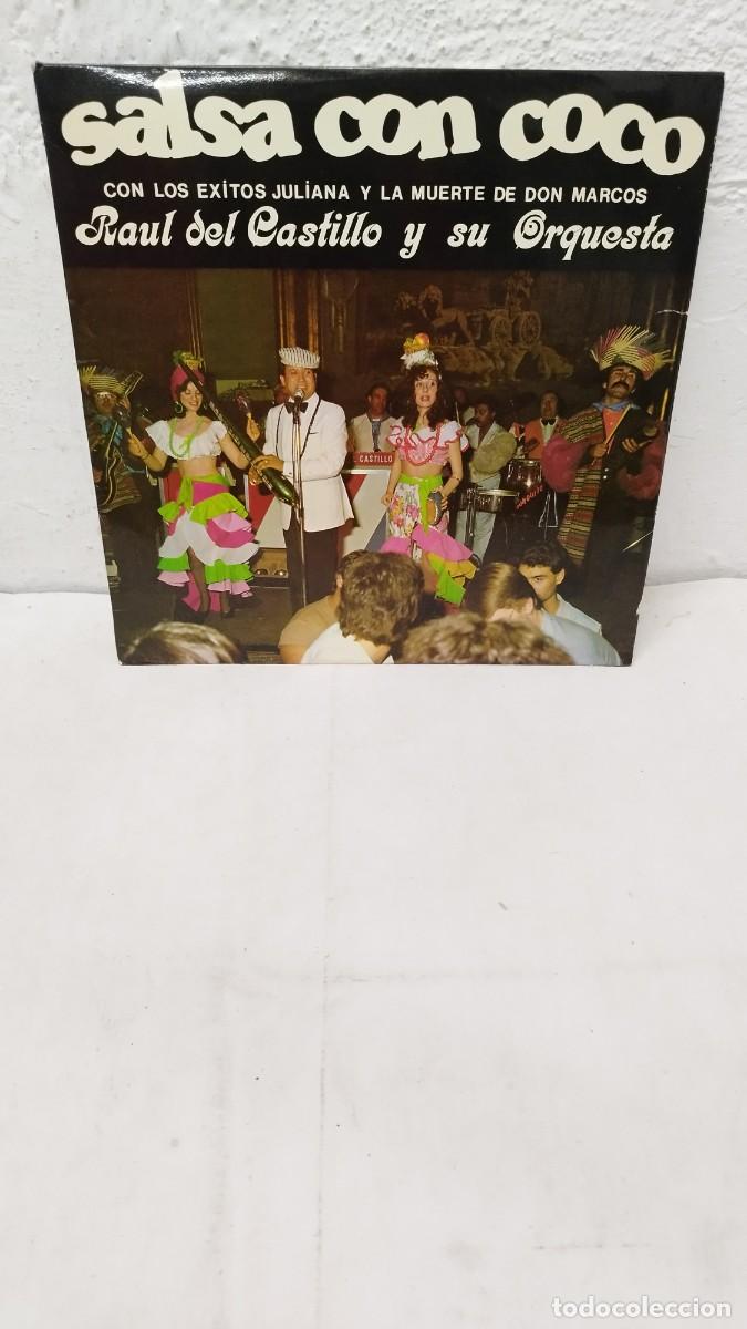 Discos de vinilo: Ra&uacute;l del Castillo y su orquesta,salsa con coco.Vinilo Lp - Foto 1