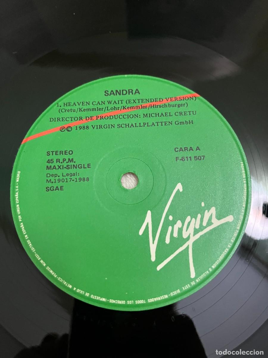 Discos de vinilo: Sandra &lrm;&ndash; Heaven Can Wait - Foto 4