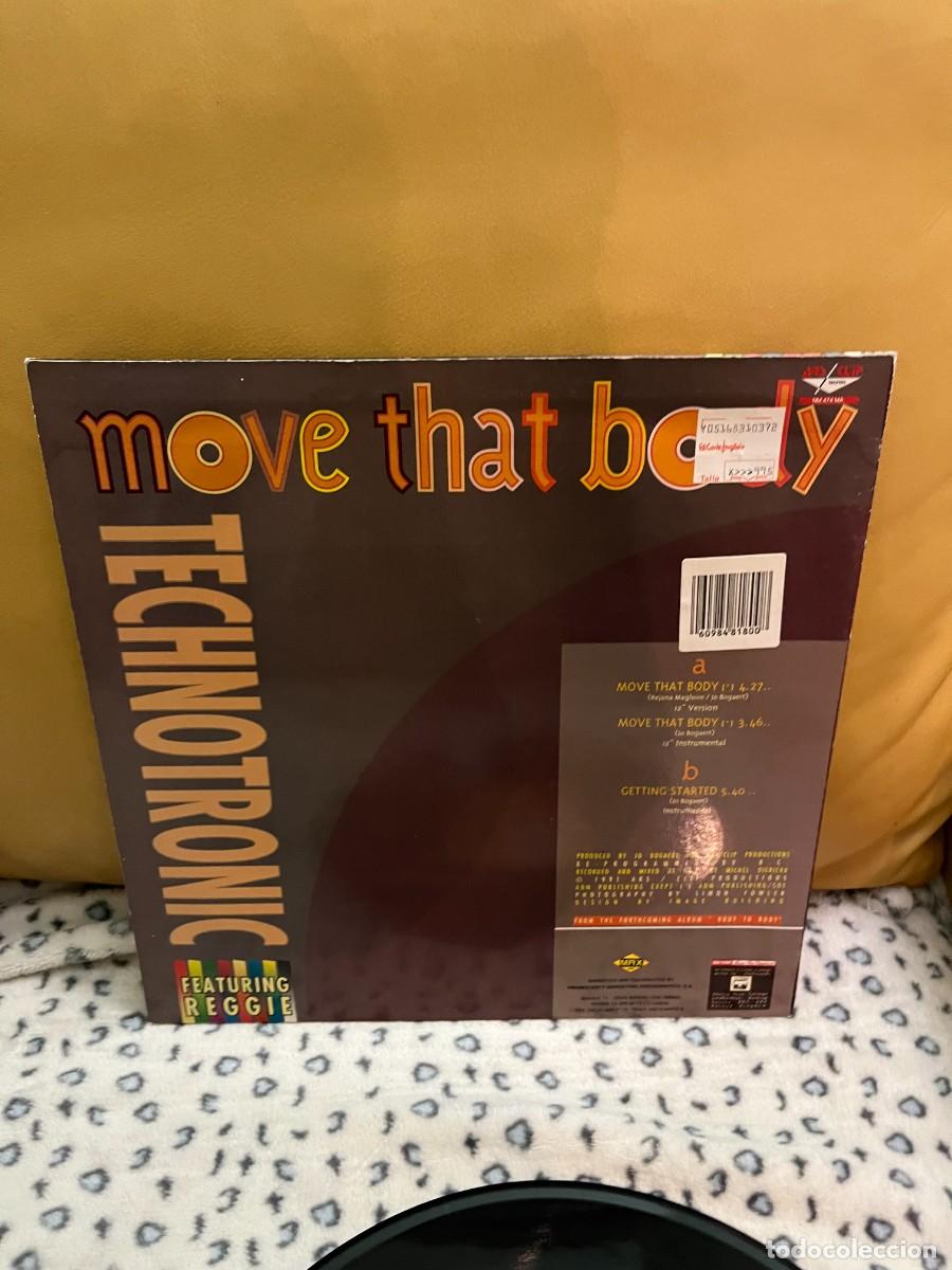 Discos de vinilo: Technotronic Featuring Reggie &lrm;&ndash; Move That Body - Foto 2