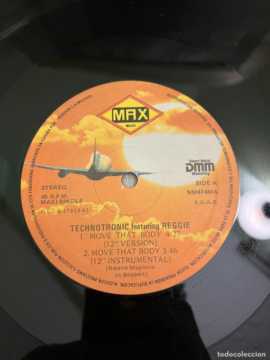 Discos de vinilo: Technotronic Featuring Reggie &lrm;&ndash; Move That Body - Foto 4