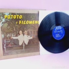 Discos de vinilo: LP/VINILO/ALBUM-POTOTO, FILOMENO Y SU CONJUNTO-ORQUESTA MELODÍAS DEL 40-CUBA
