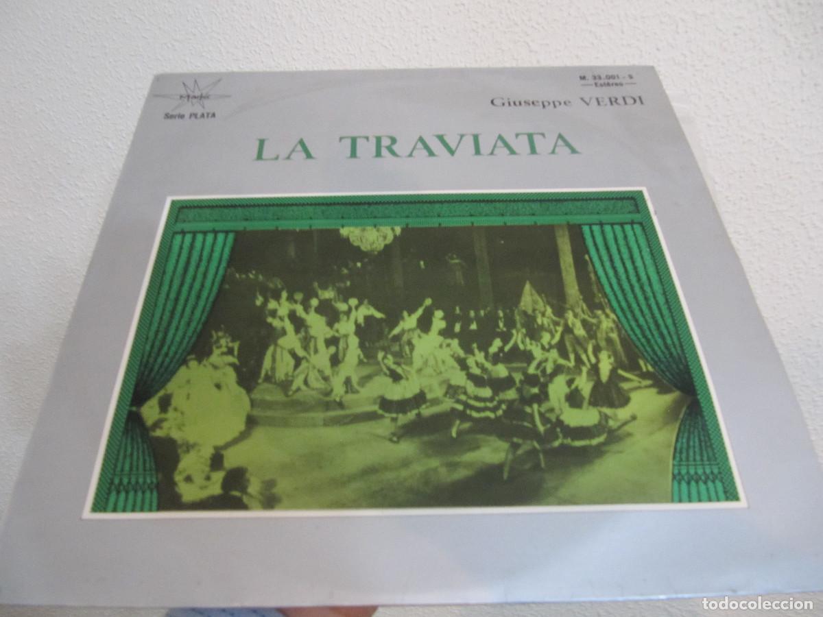 Discos de vinilo: LA TRAVIATA GIUSEPPE VERDI SERIE PLATA - Foto 1