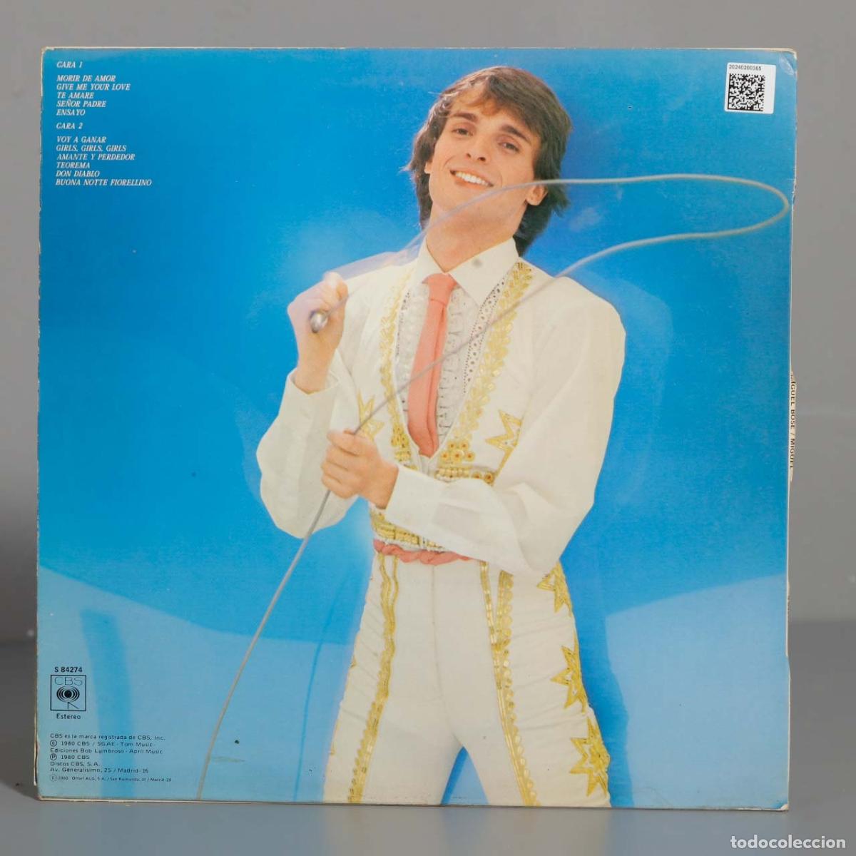 Discos de vinilo: LP. Miguel Bos&eacute; &ndash; Miguel - Foto 2