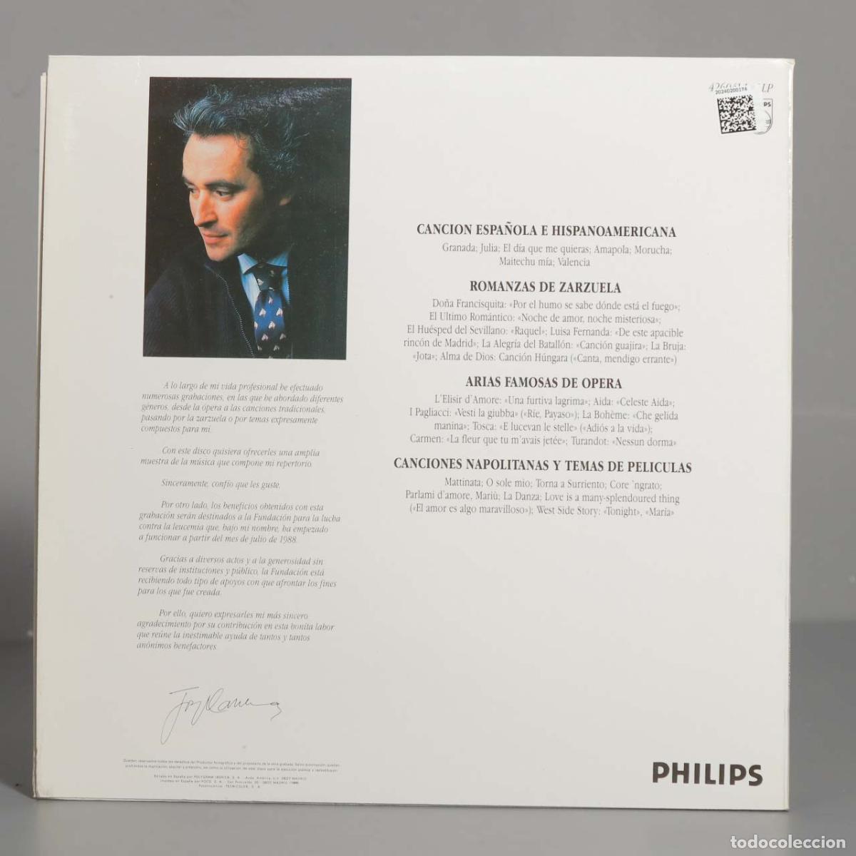 Discos de vinilo: LP. Carreras &ndash; &iexcl;Bravo! - Foto 2