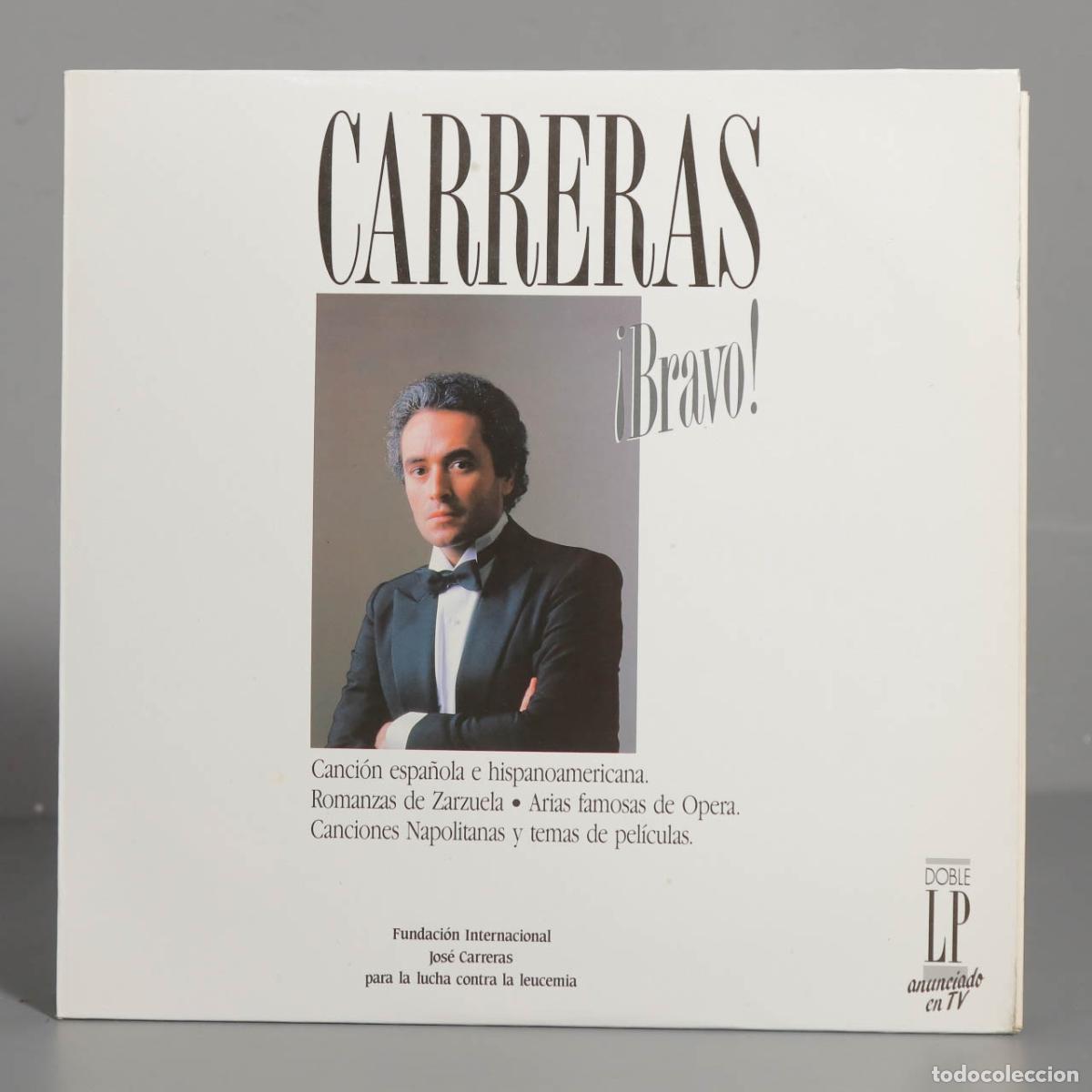 Discos de vinilo: LP. Carreras &ndash; &iexcl;Bravo! - Foto 1