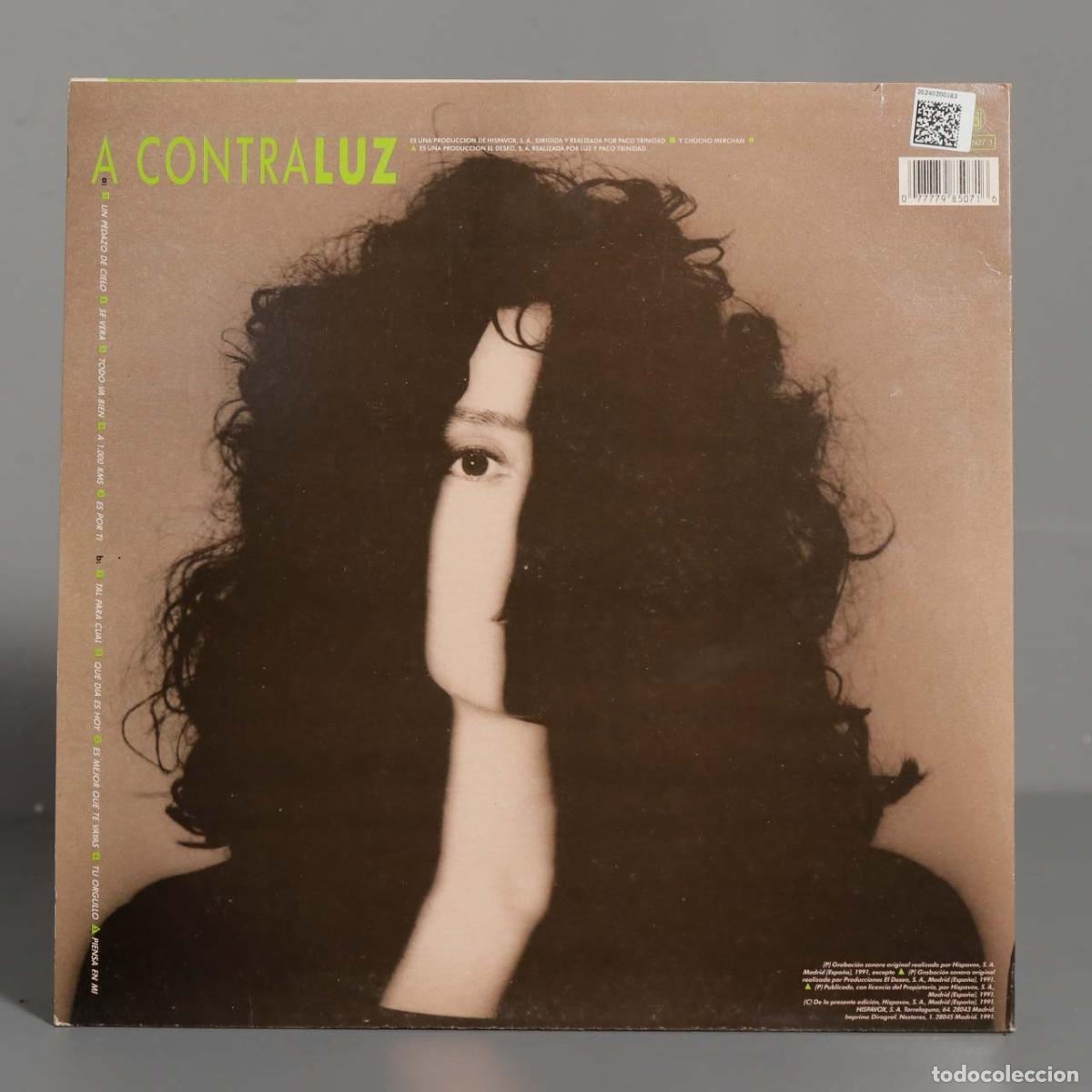 Discos de vinilo: LP. Luz &ndash; A Contraluz - Foto 2