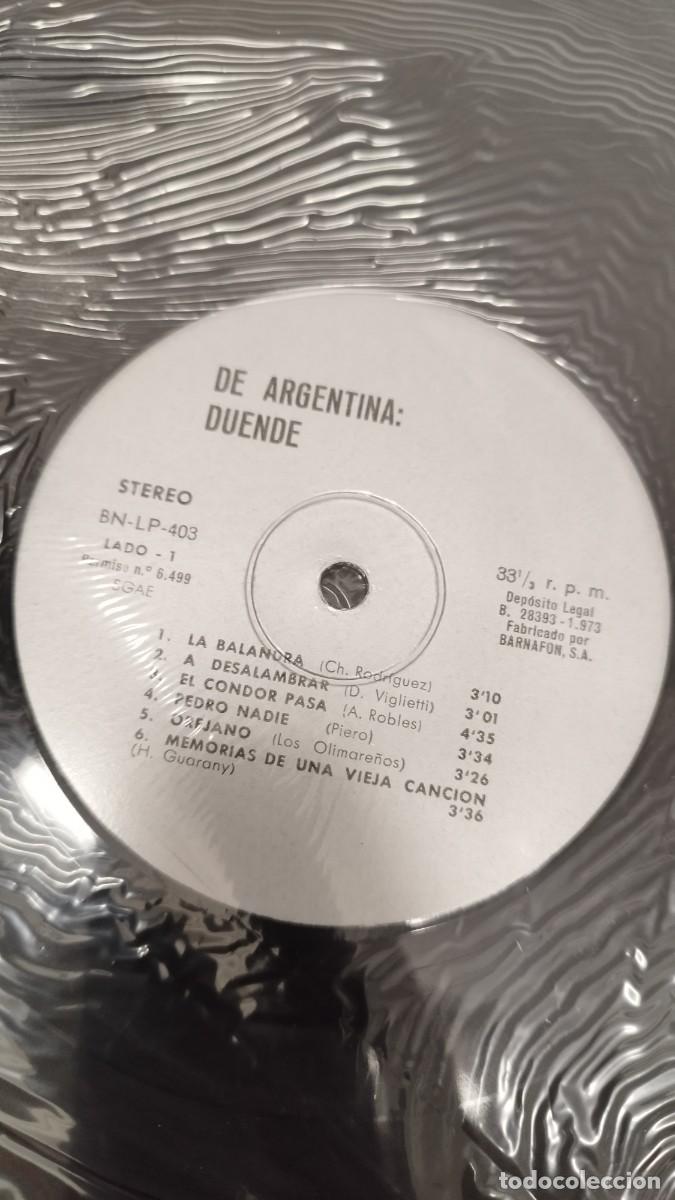 Discos de vinilo: Duende &ndash; De Argentina: Duende.Vinilo Lp - Foto 2