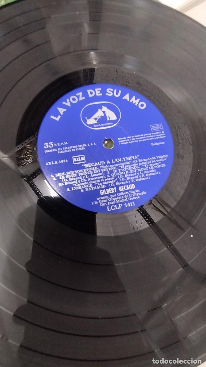 Discos de vinilo: Gilbert B&eacute;caud &ndash; B&eacute;caud A LOlympia.Vinilo Lp - Foto 2