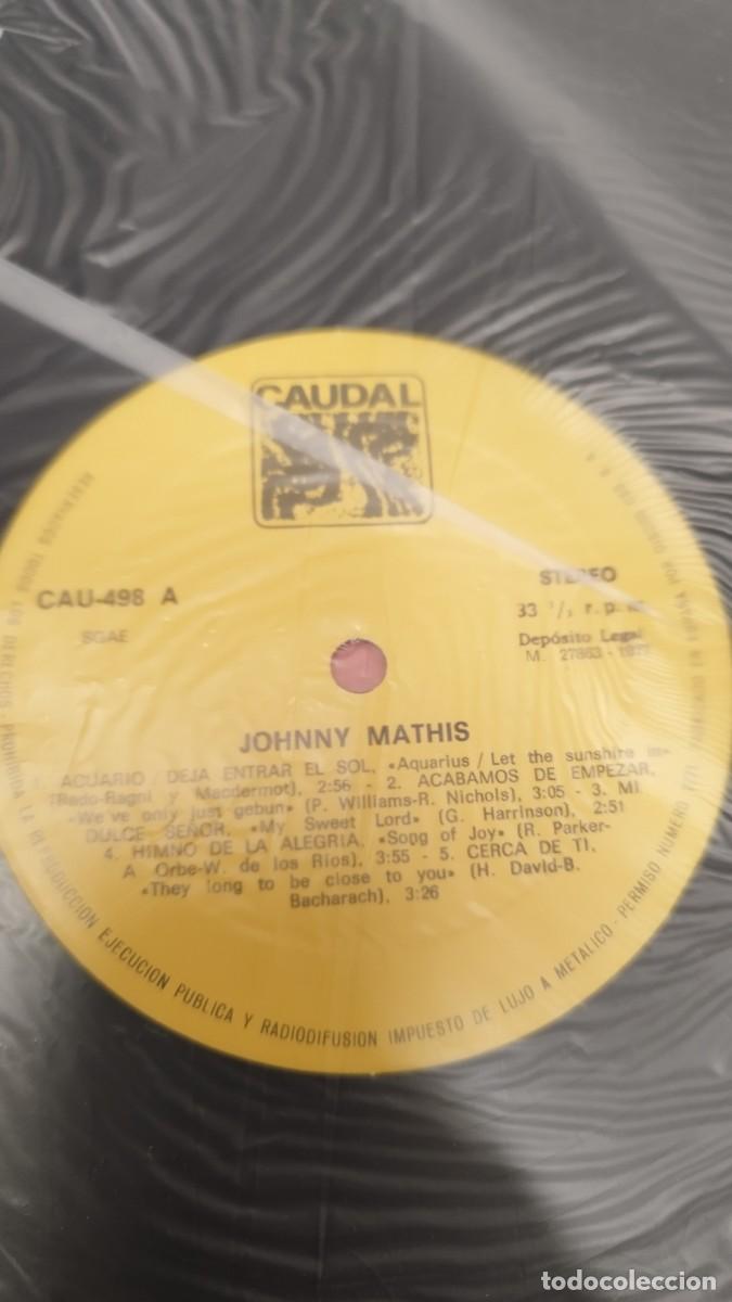 Discos de vinilo: Johnny Mathis, Acuario Vinilo Lp - Foto 2