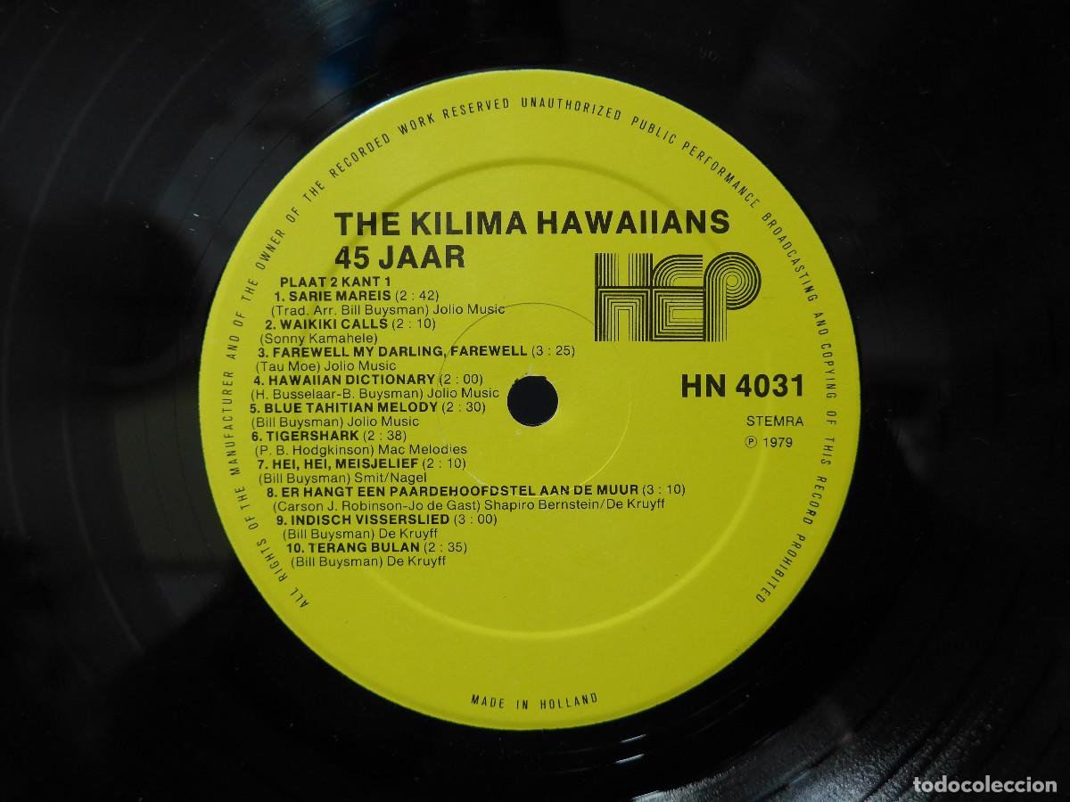 Discos de vinilo: THE KILIMA HAWAIIANS 45 JAAR - Foto 8