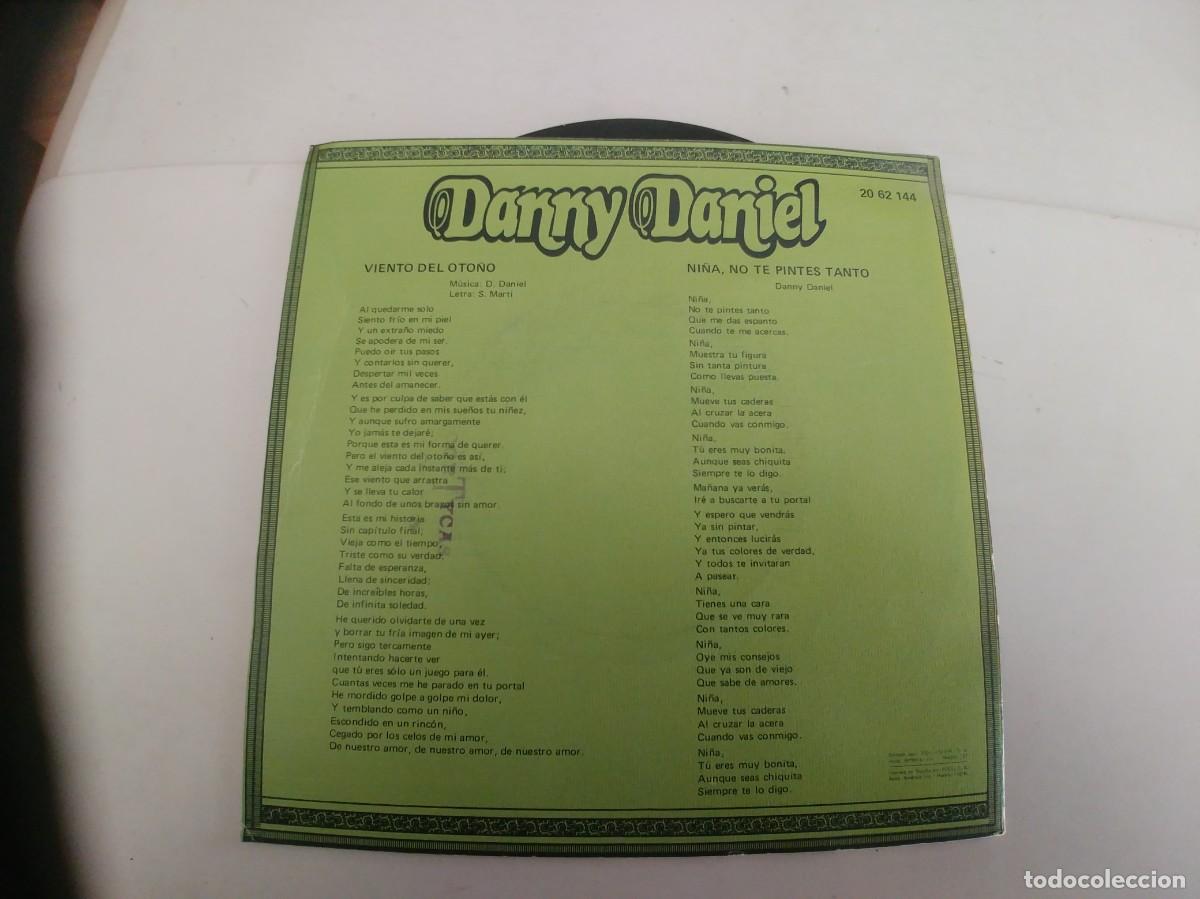 Discos de vinilo: DANNY DANIEL-SINGLE NI&Ntilde;A NO TE PINTES TANTO - Foto 2