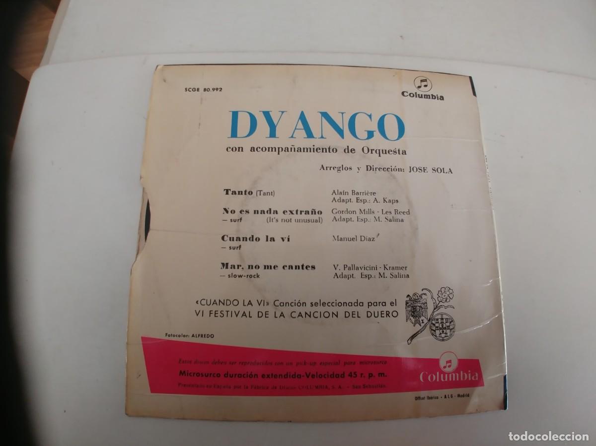 Discos de vinilo: DYANGO-EP TANTO +3 - Foto 2