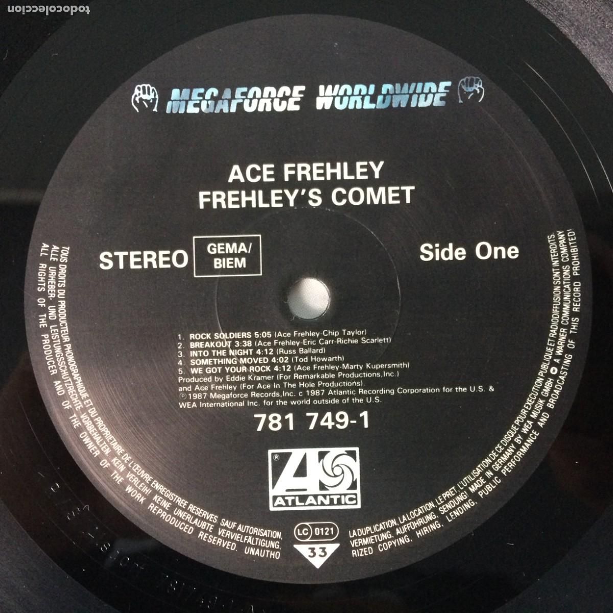 Discos de vinilo: Ace Frehley &lrm;&ndash; Frehleys Comet , Germany 1987 Megaforce Worldwide* - Foto 4