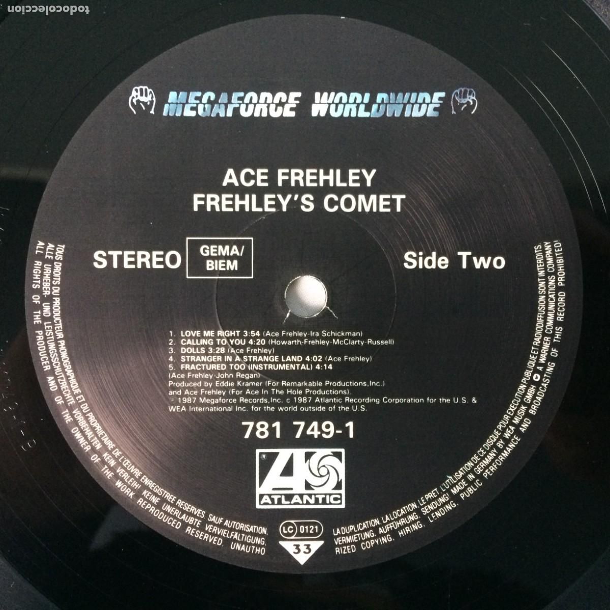 Discos de vinilo: Ace Frehley &lrm;&ndash; Frehleys Comet , Germany 1987 Megaforce Worldwide* - Foto 5