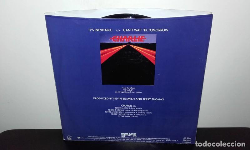 Discos de vinilo: Charlie : Its Inevitable / Cant Wait til Tomorrow (US Single) - Foto 2