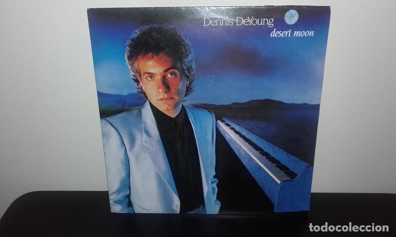 Discos de vinilo: Dennis DeYoung : Desert Moon / Gravity (Hol Single) - Foto 1