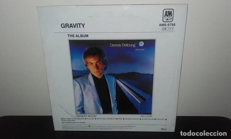 Discos de vinilo: Dennis DeYoung : Desert Moon / Gravity (Hol Single) - Foto 2