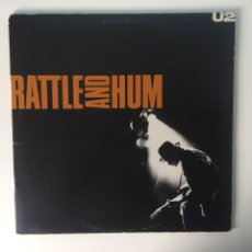 Discos de vinilo: U2 ‎– RATTLE AND HUM , 2 LPS SCANDINAVIA 1988 ISLAND RECORDS