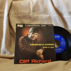 Discos de vinilo: CLIFF RICHARD - CONGRATULATINS - EUROSVISION 1968