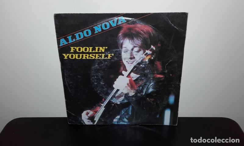Discos de vinilo: Aldo Nova : Foolin Yourself / See The Light (Hol Single) - Foto 1