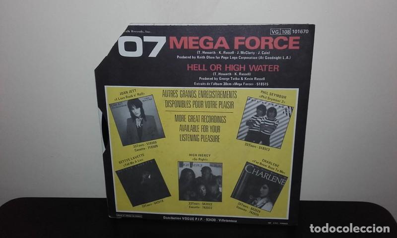 Discos de vinilo: 707 : Mega Force / Hell Or High Water (Fra Single) - Foto 2