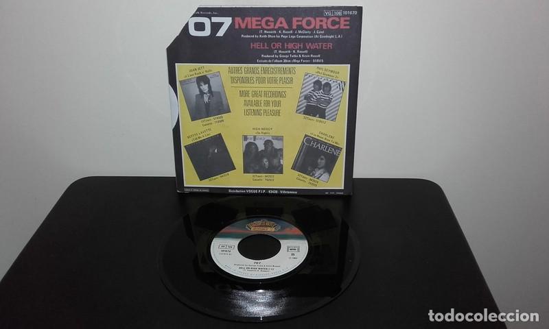Discos de vinilo: 707 : Mega Force / Hell Or High Water (Fra Single) - Foto 4