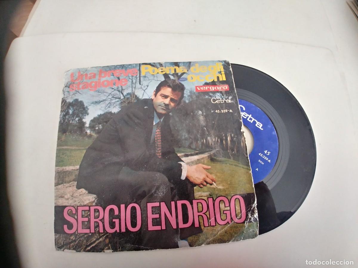 Discos de vinilo: SERGIO ENDRIGO-SINGLE UNA BREVE STAGIONE - Foto 1