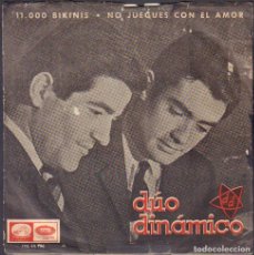 Discos de vinilo: DUO DINAMICO - 11.000 BIKINIS, NO JUEGUES CON EL AMOR / SINGLE EMI 1965 RF-7043